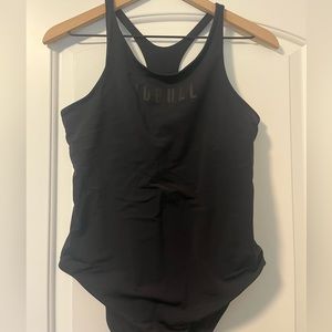 NOBULL Women's One Piece Swimsuit - Black - Large